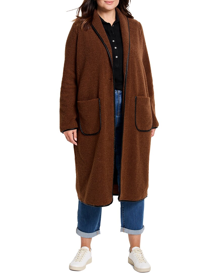 Nic + Zoe Nic+zoe Faux Fur Teddy Longline Coat