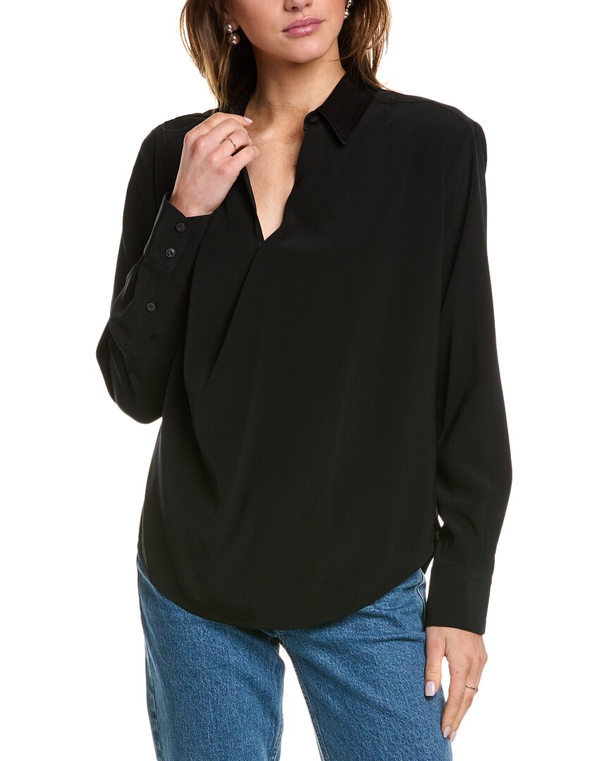 Rag & Bone Phillipa Blouse In Black