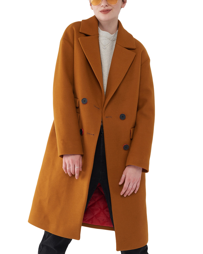 Image of NVLT Medium Wool-Blend Trench Coat