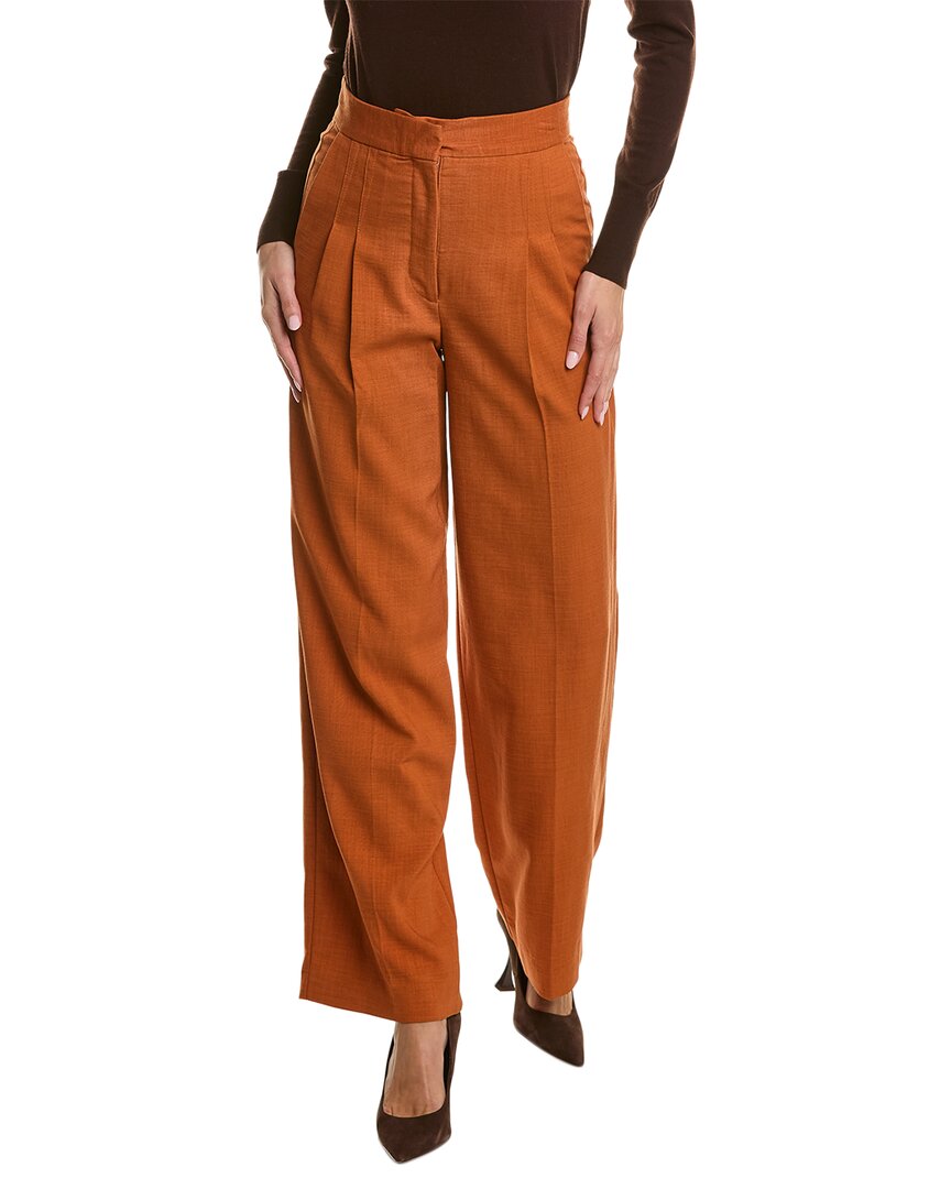 Shop Ba&sh Pleated Pant In Orange