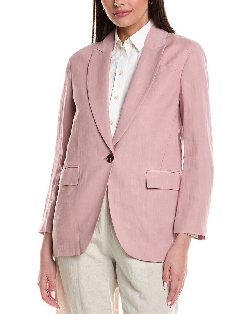 Brunello Cucinelli Linen-blend Blazer