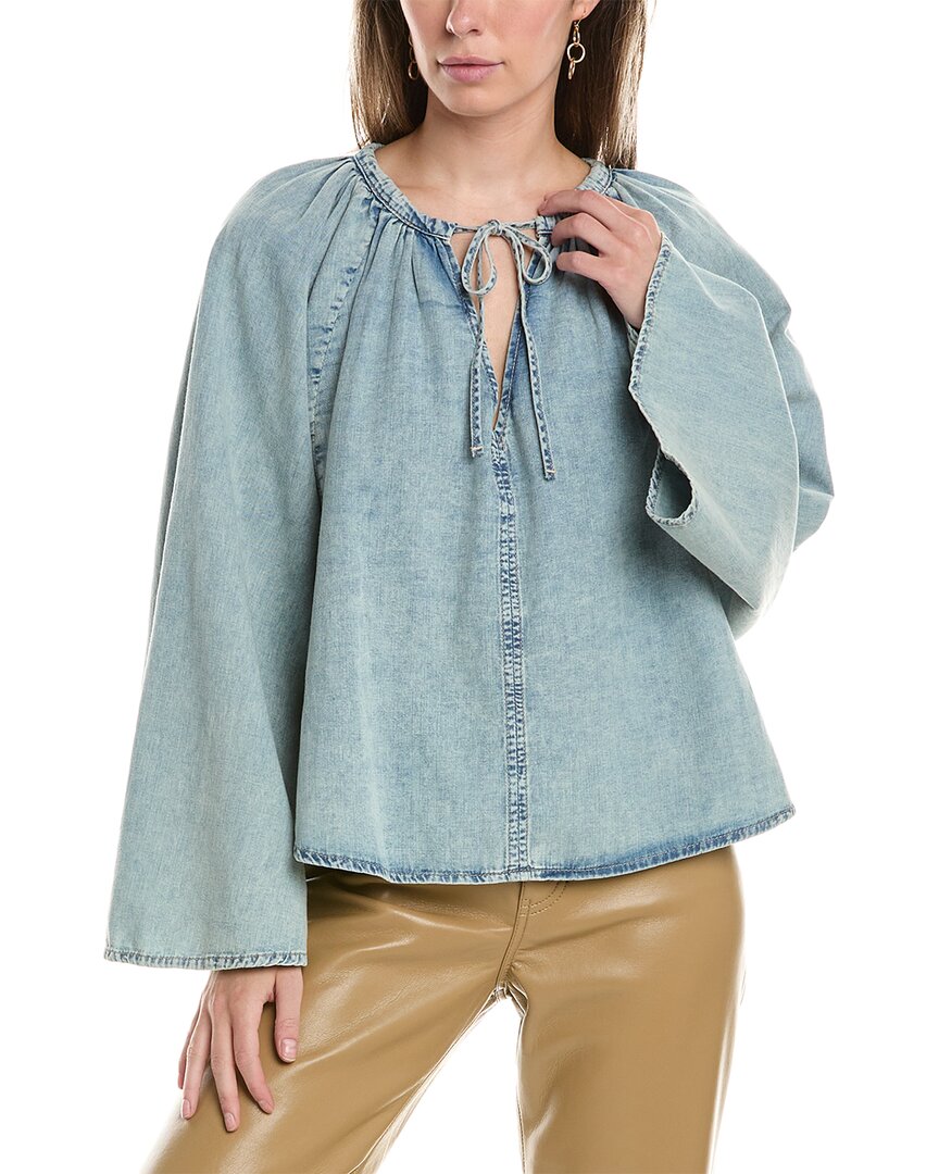Frame Blazer Woman Color Denim In Blue