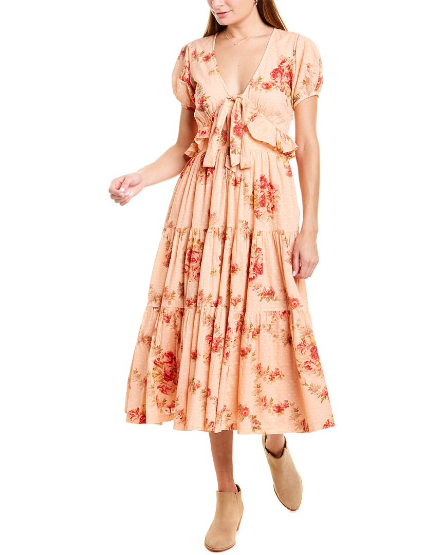 Image of LoveShackFancy Carlton Midi Dress
