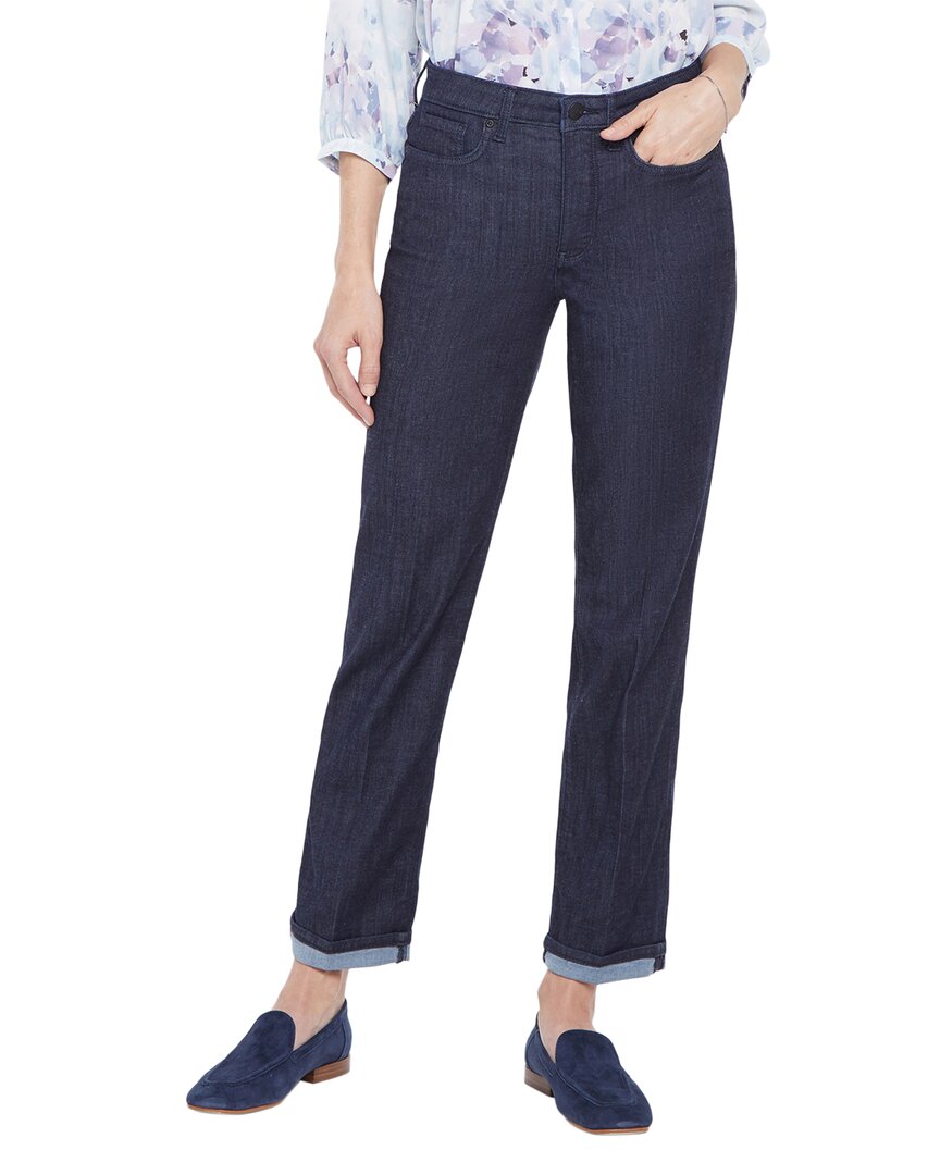 Nydj Ankle Cuff Lightweight Rinse Straight Jean