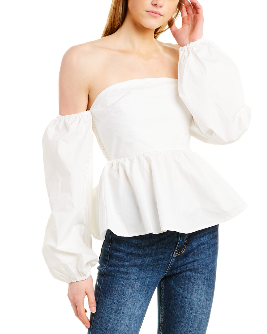 Image of Aiden Balloon Sleeve Top
