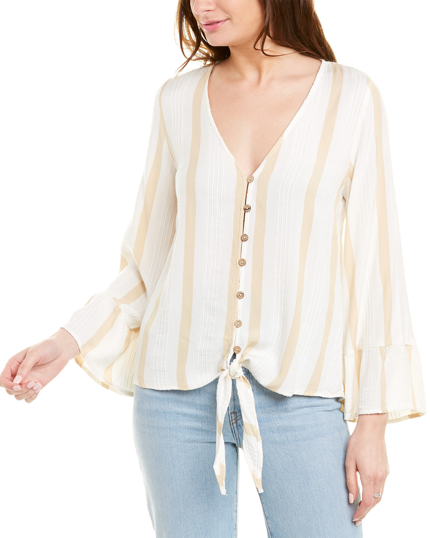Image of Vintage Havana Bell-Sleeve Top