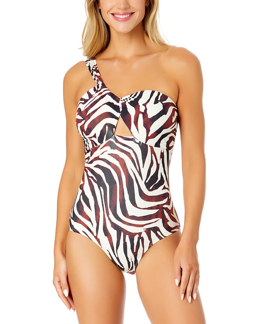 ANNE COLE ANNE COLE ASTNN DRAPE ONE-PIECE
