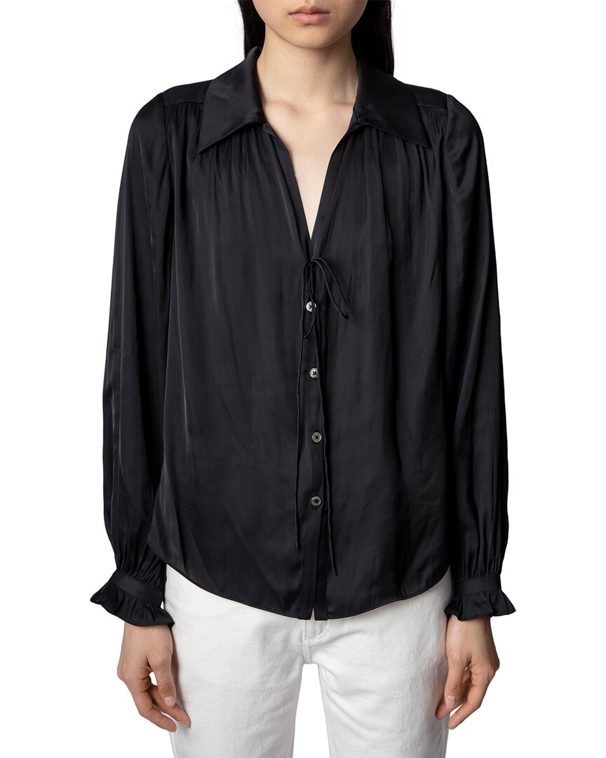 ZADIG & VOLTAIRE ZADIG & VOLTAIRE TILAN SATIN SHIRT