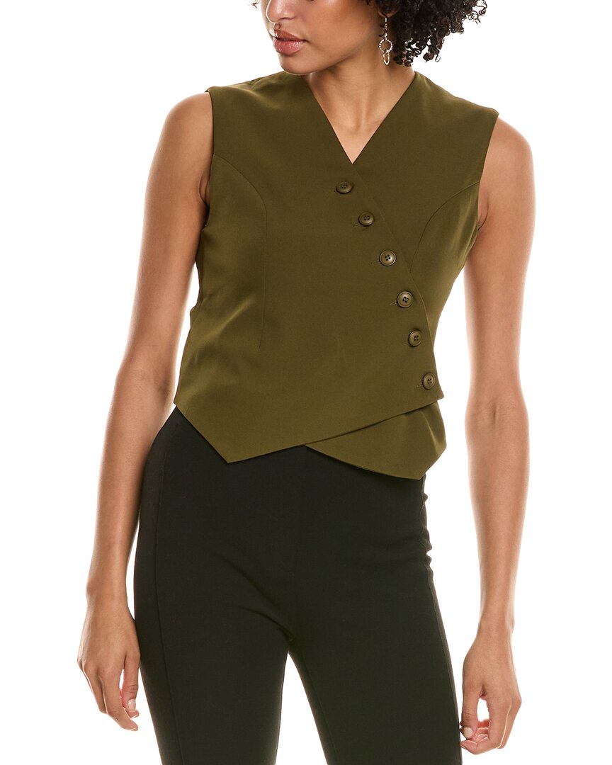 Madison Miles Vest In Green