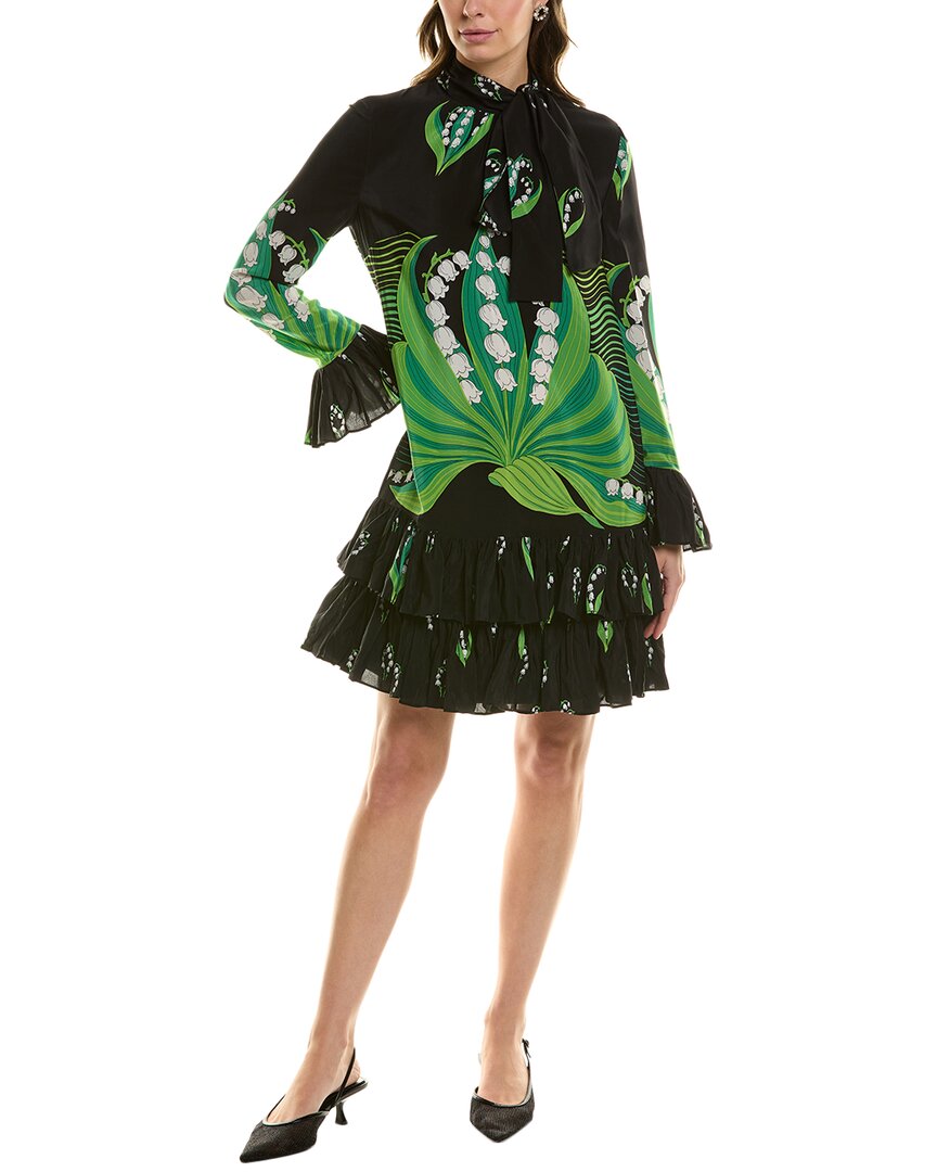 VALENTINO VALENTINO SILK SHIFT DRESS