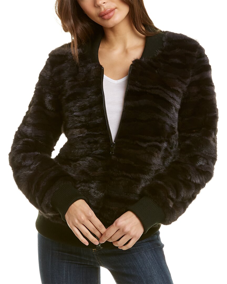 Image of Adrienne Landau Branden Bomber Jacket