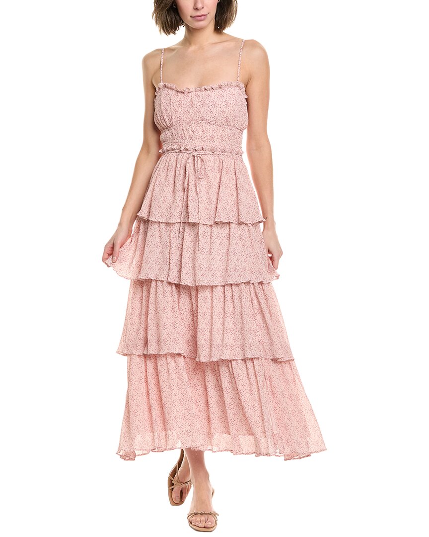 Astr The Label Harriet Maxi Dress In Pink