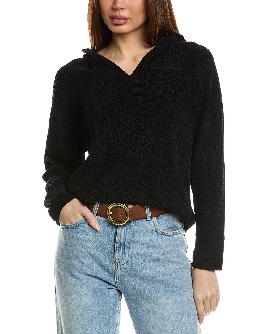 Tommy Bahama Sea Light Chenille Hoodie In Black