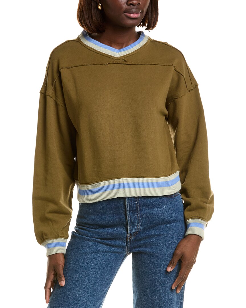 Shop Free People Rio Sweatshirt In Green