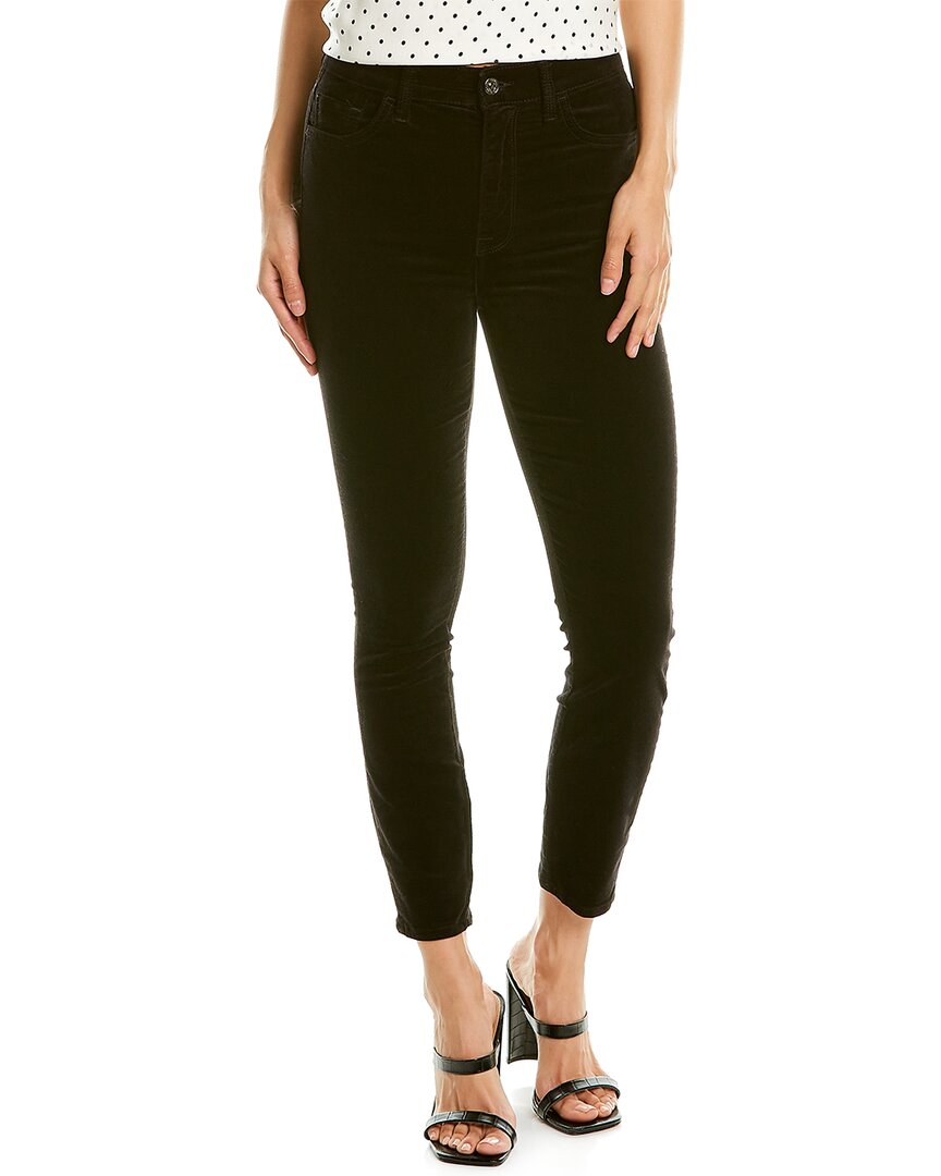 High Rise Ankle Skinny Jeans In Slim Illusion Luxe Black