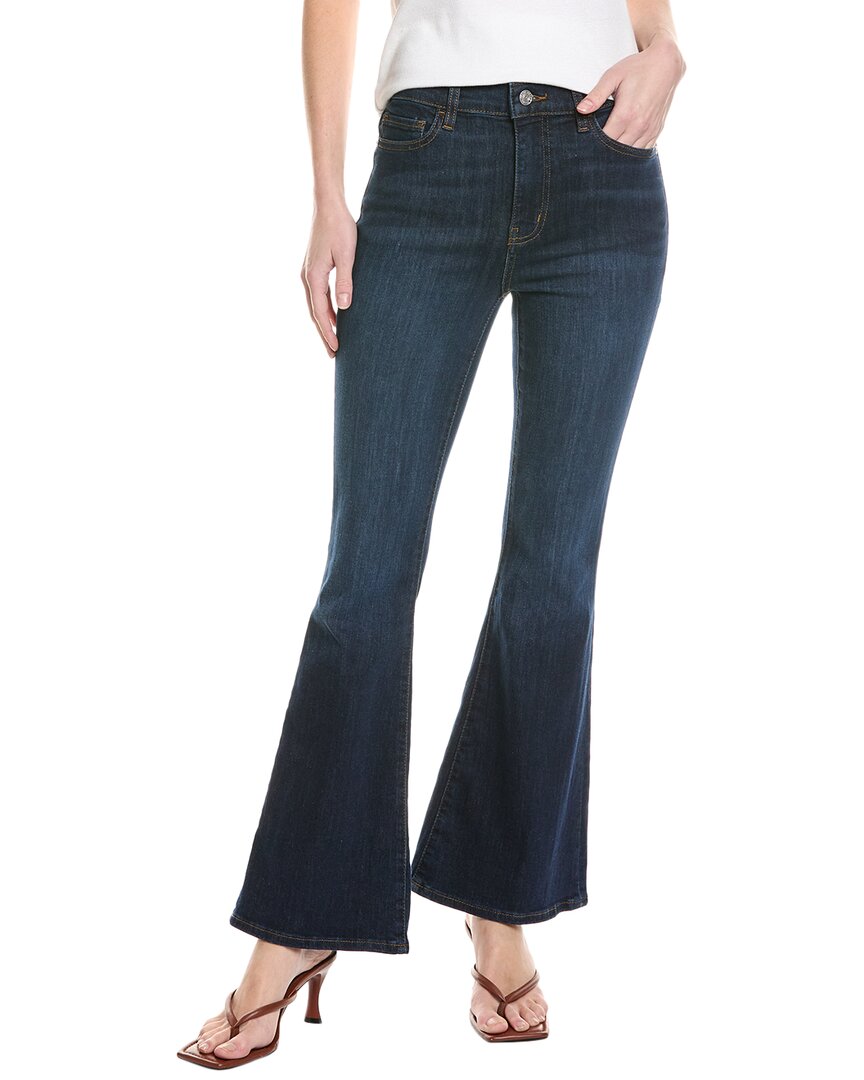 Frame Denim Le Pixie Sutherland High-rise Flare Jean In Blue