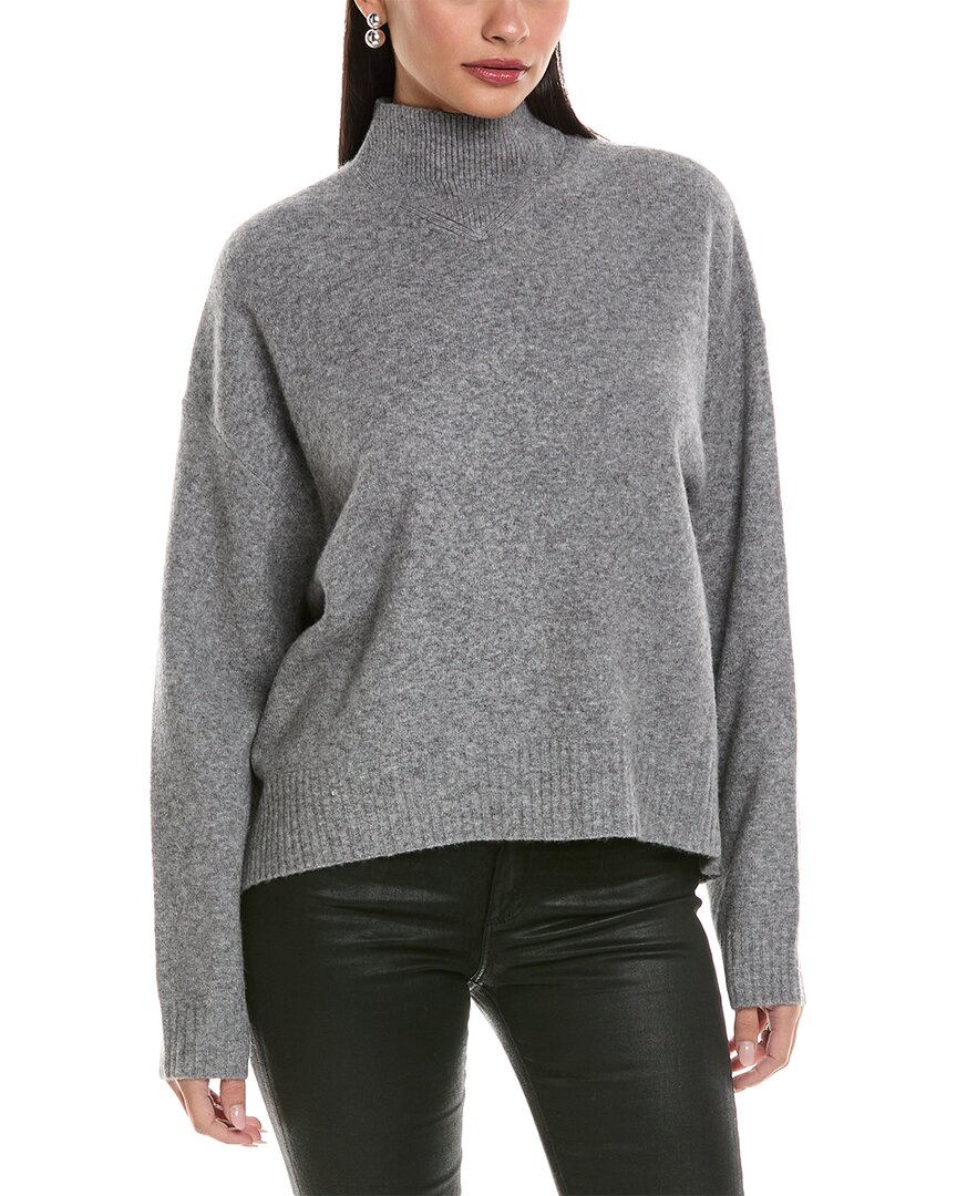 Allsaints Asha Wool-blend Jumper In Grey