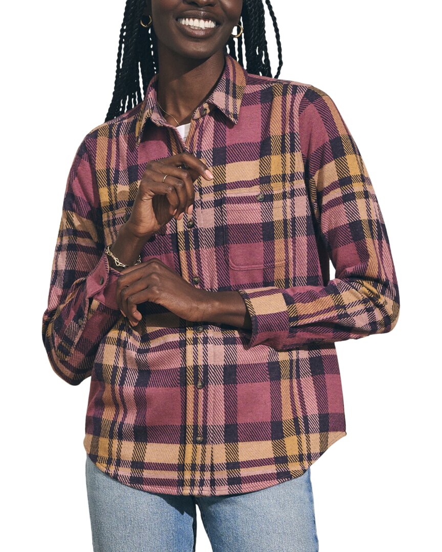 Faherty Legend Sweater Shirt In Lolita Plaid