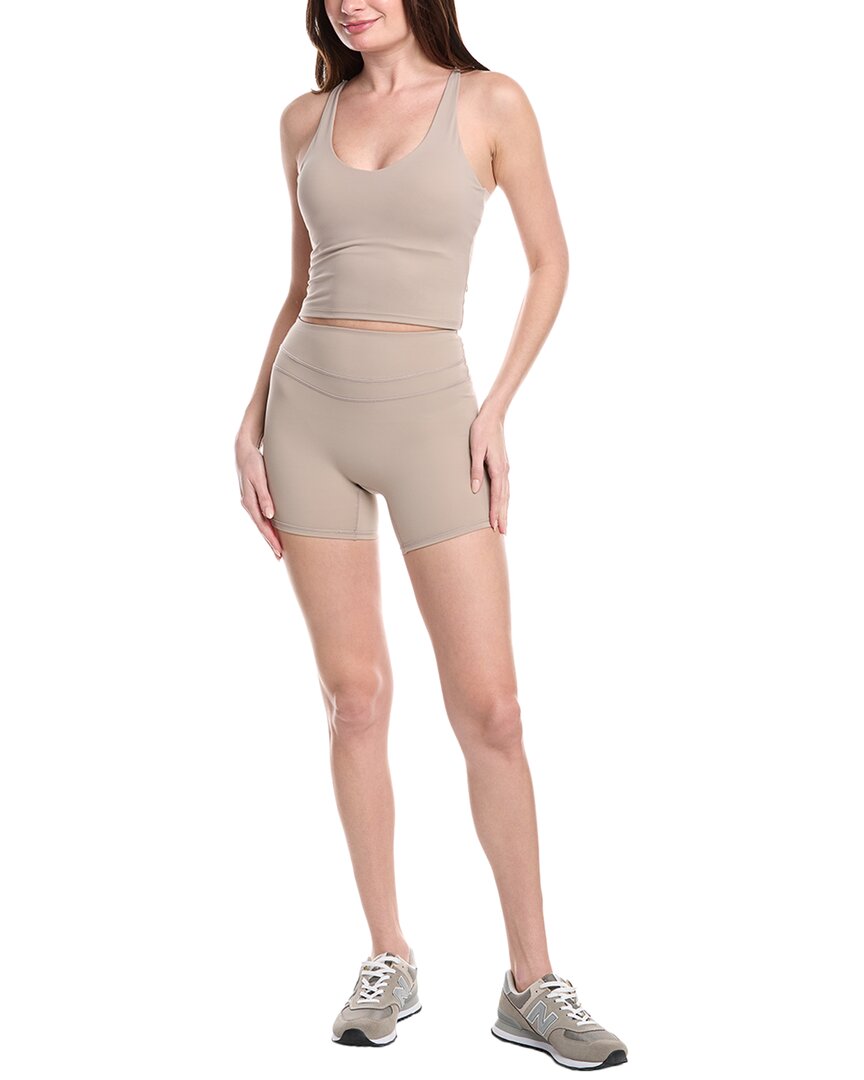 Phat Buddha 2pc Top & Short Set In Brown