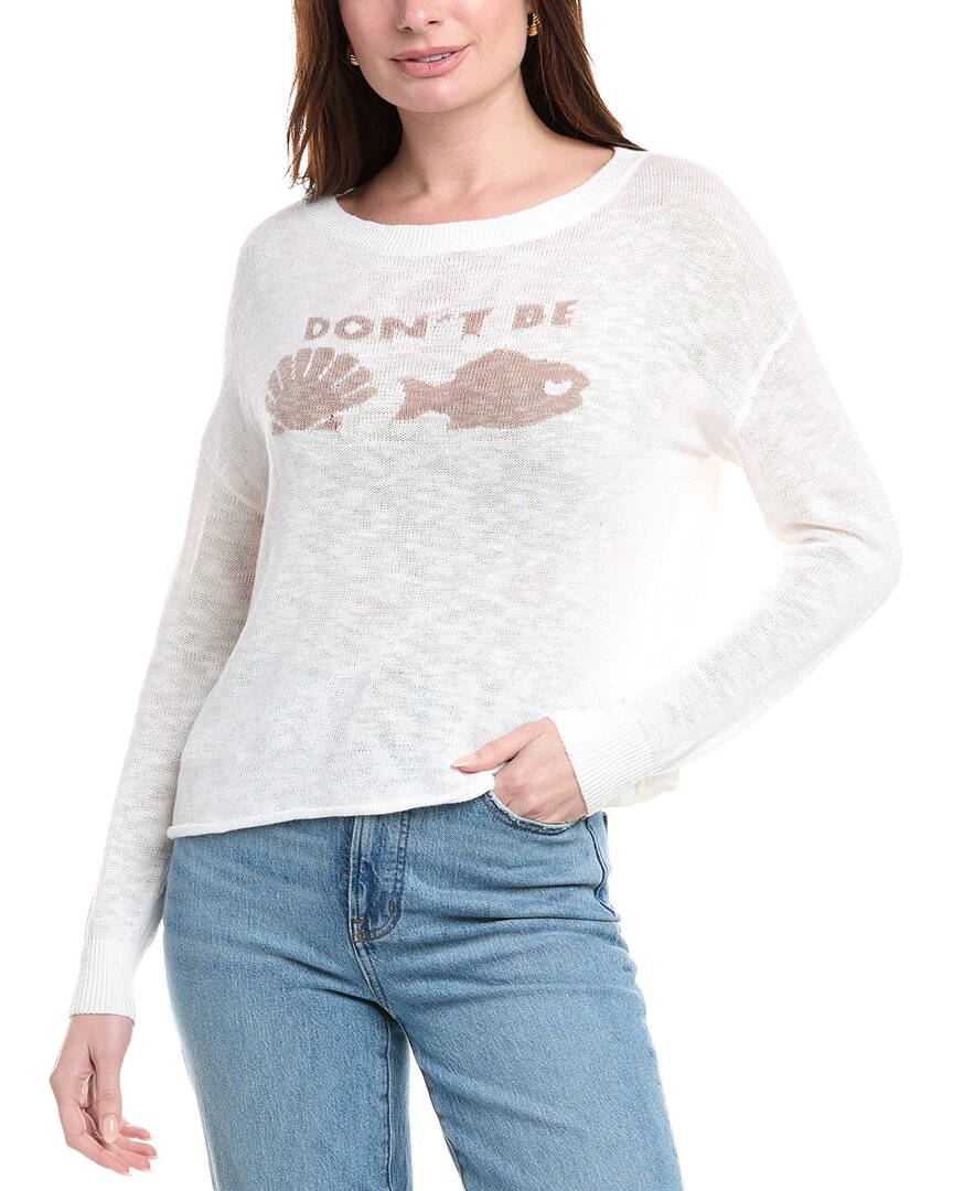 Stitchdrop Sweater In White