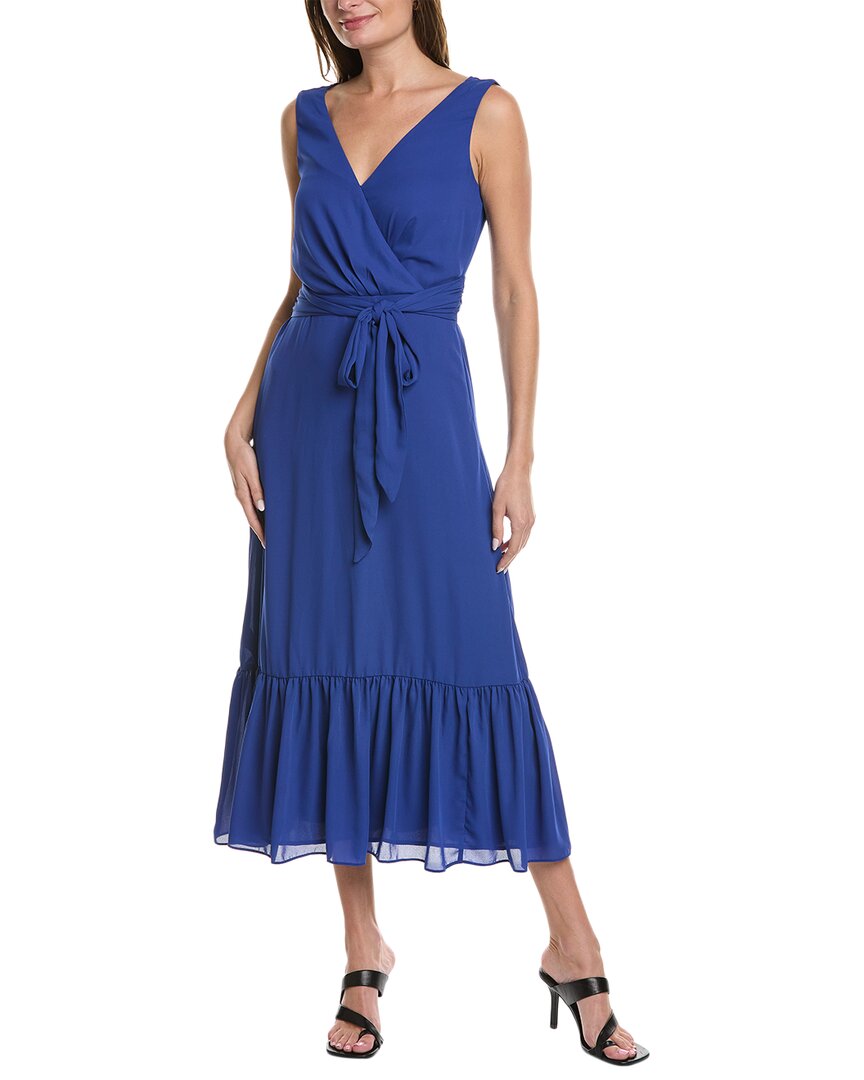 Tommy Bahama Willow Cove Flounce Maxi Dress In Blue