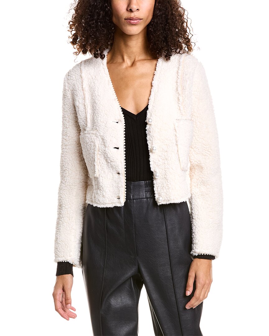 White hotsell teddy cardigan