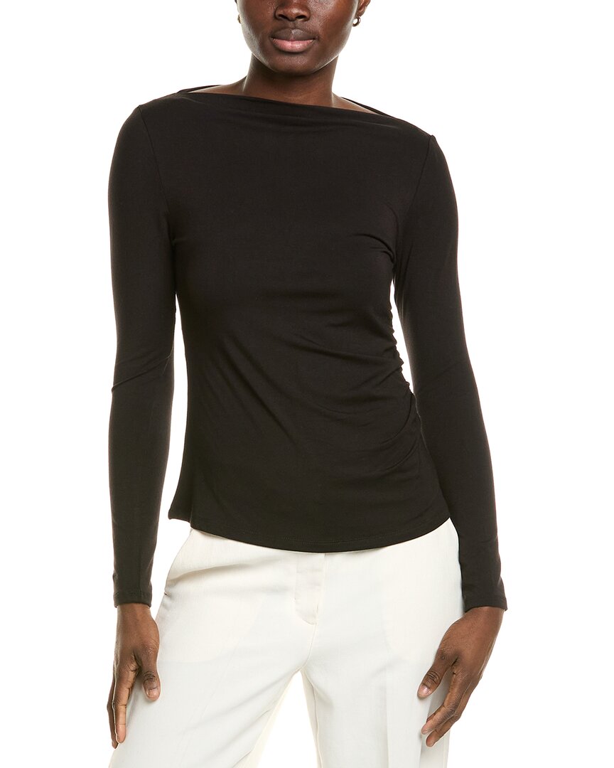 Elie By Elie Tahari Slash Neck Top