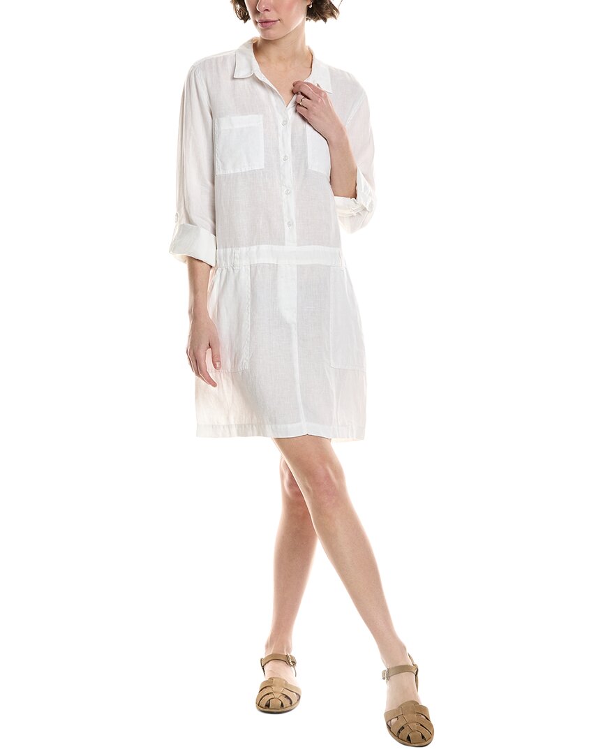 Shop Michael Stars Pilar Linen Shirtdress