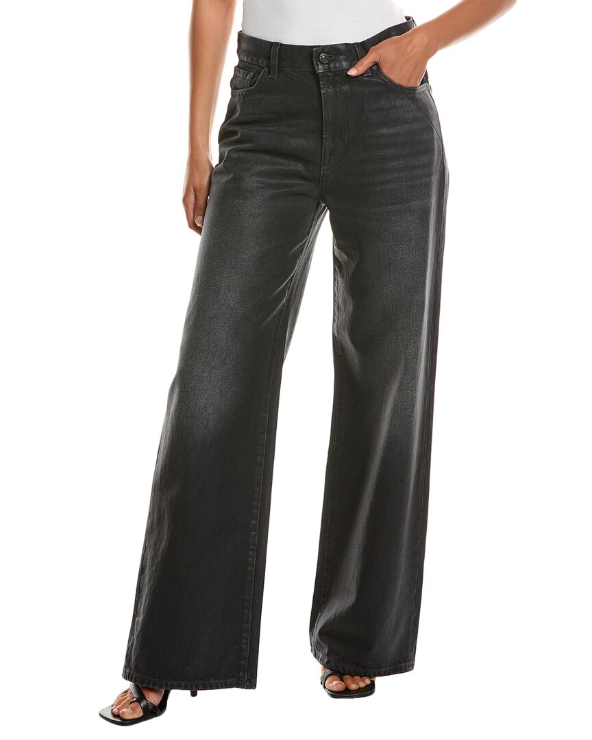 7 For All Mankind Scout Liquorice Jean In Black