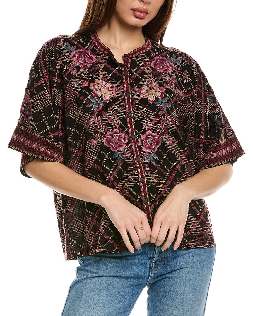 Johnny Was Roylane Blouse In Black