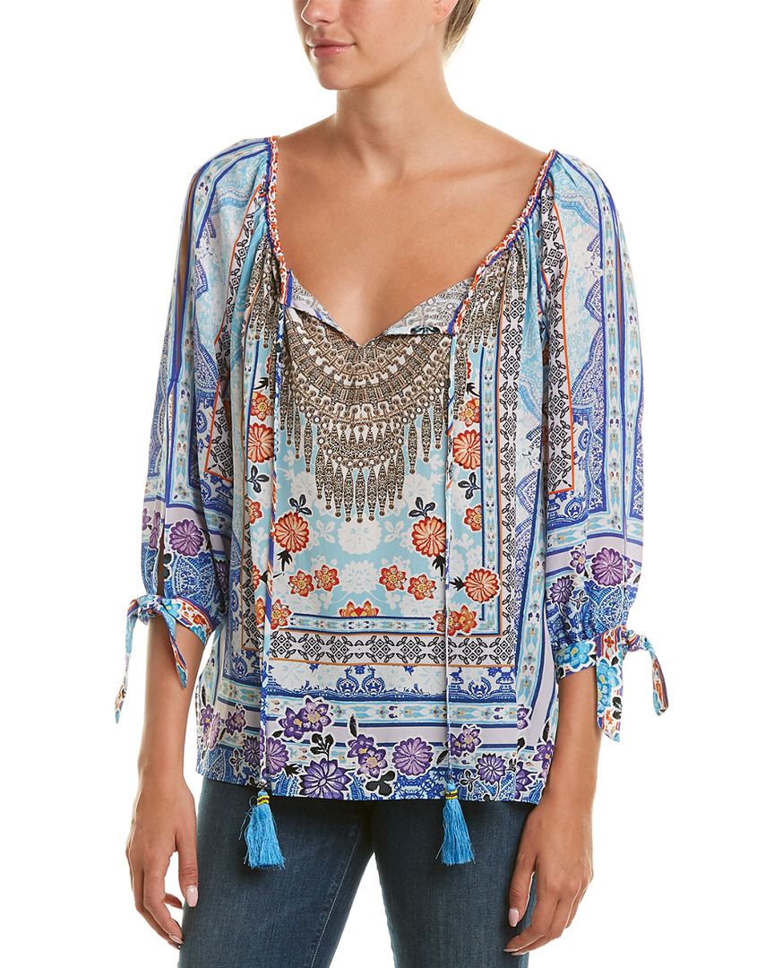 Image of Hale Bob Daeja Silk Top