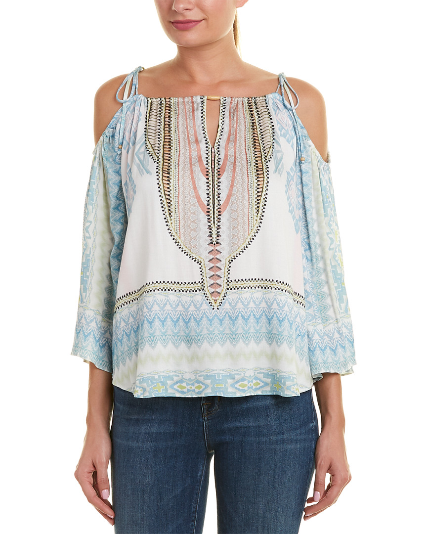 Image of Hale Bob Cold-Shoulder Top