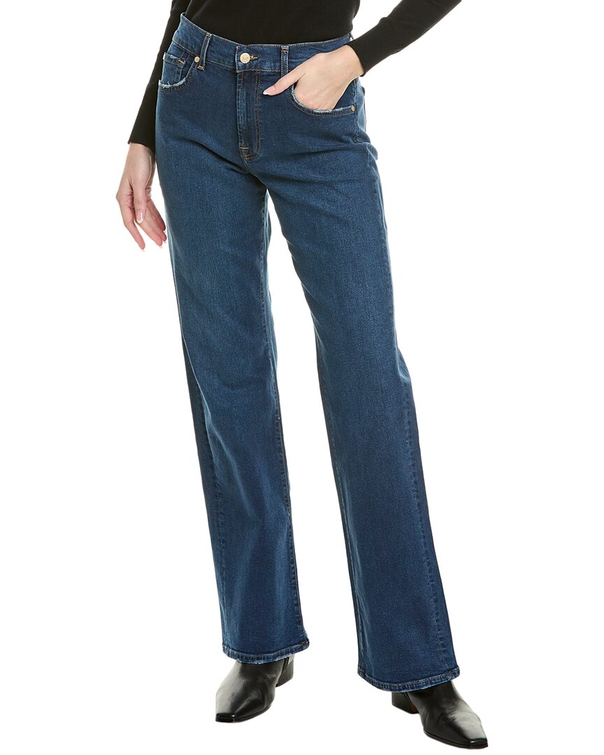 7 For All Mankind Tess Trouser Huntington Denim Clothing In Blue