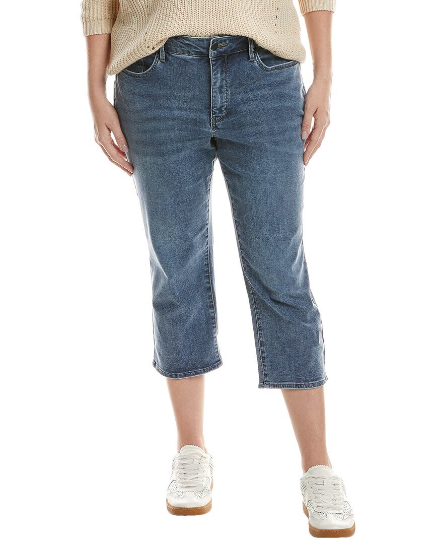 Nydj Plus Marilyn Rockie Crop Jean In Blue