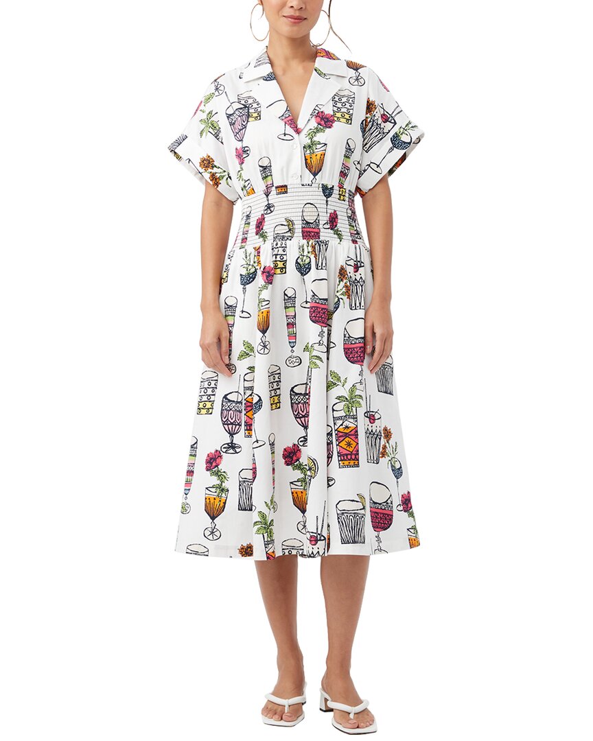 Trina Turk Enchanted Dress In White