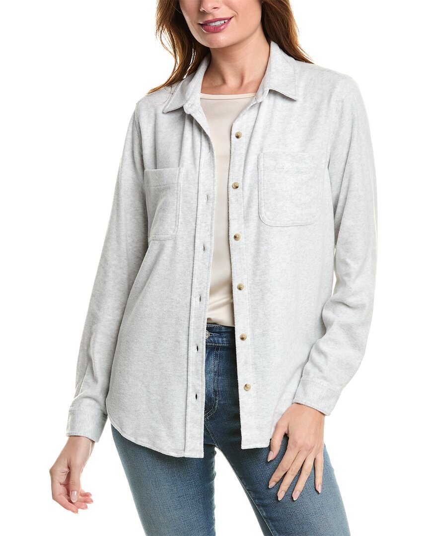 BEACHLUNCHLOUNGE BEACHLUNCHLOUNGE SALLY BRUSHED FLANNEL SHIRT