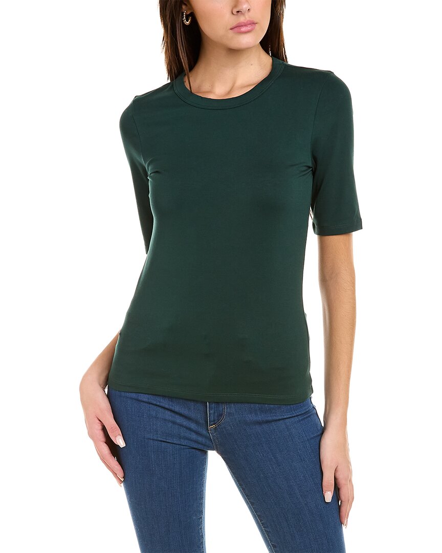 Hugo Boss Efita Short Sleeve T-shirt In Green