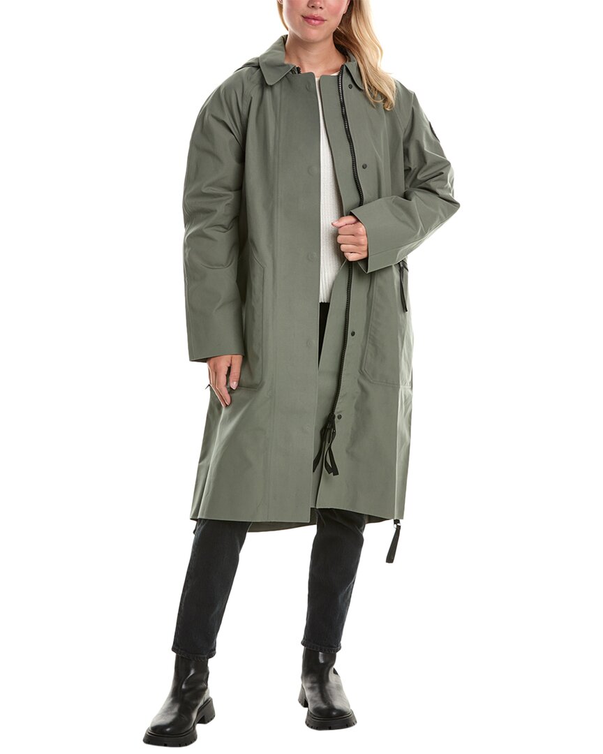 Shop Canada Goose Coat In Green