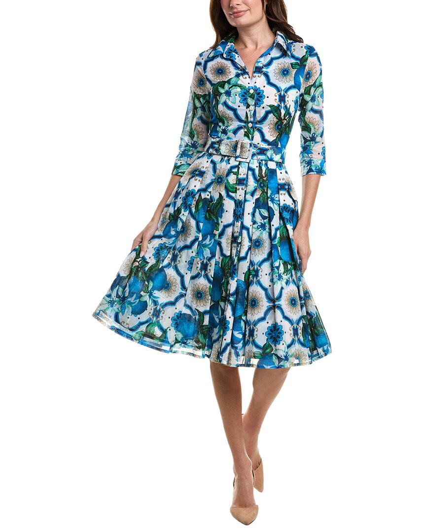 Samantha Sung Audrey Shirtdress In White