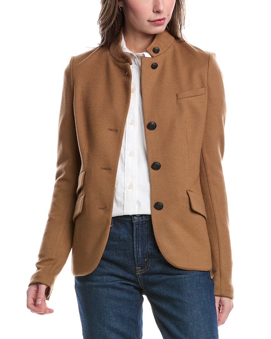 Rag & Bone Slade Japanese Wool Blazer In Brown