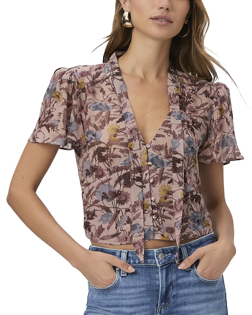 PAIGE PAIGE AYLA SILK BLOUSE