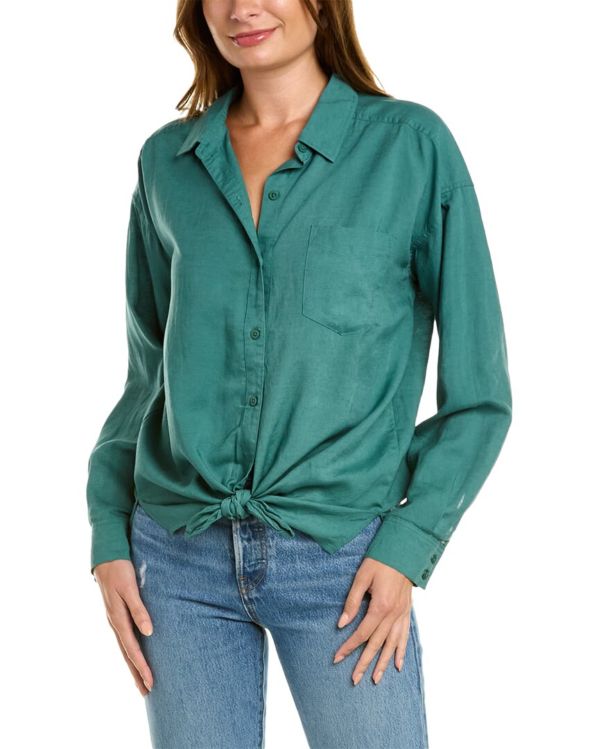 Splendid Bailey Oversize Line Blend Button-up Shirt