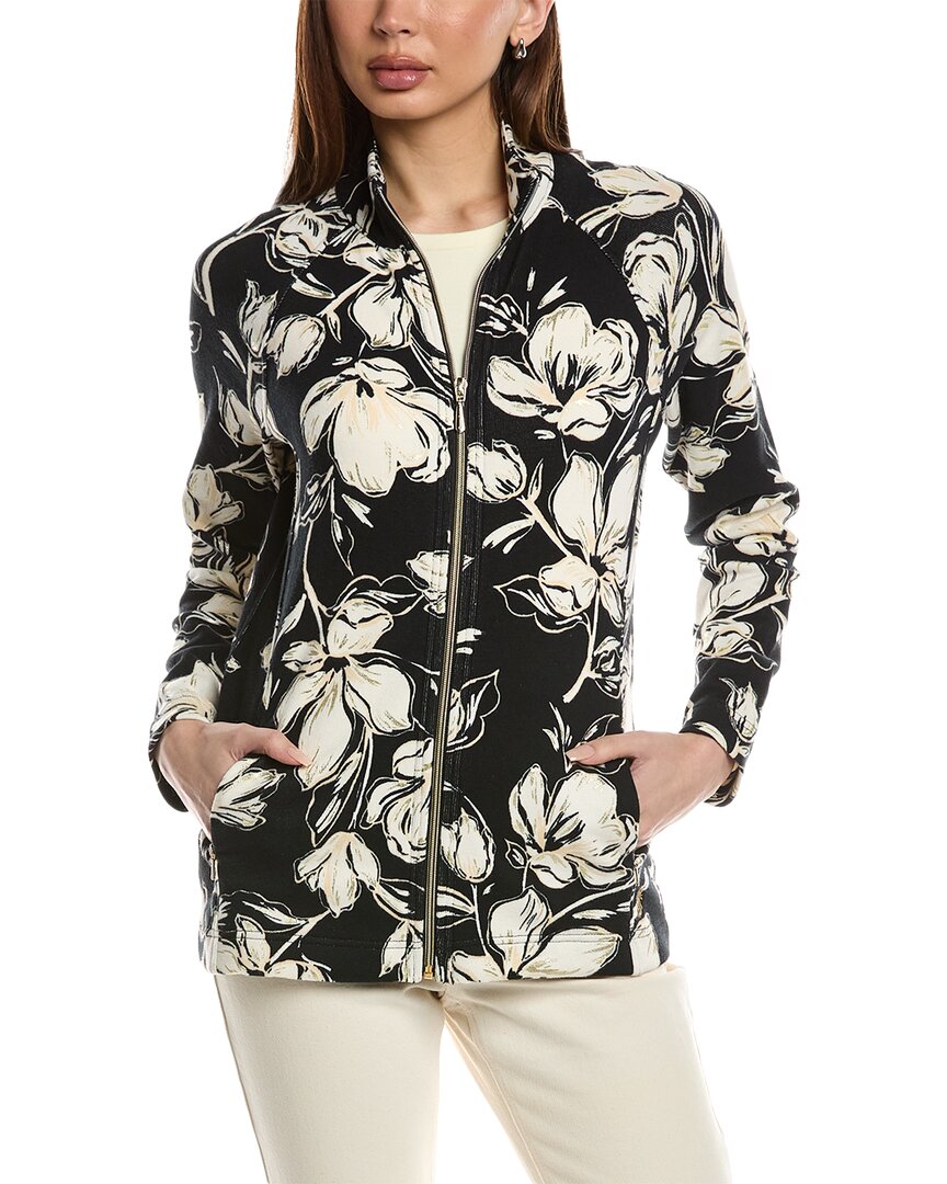 Tommy Bahama Aruba Noche Mar Full Zip Jacket In Black
