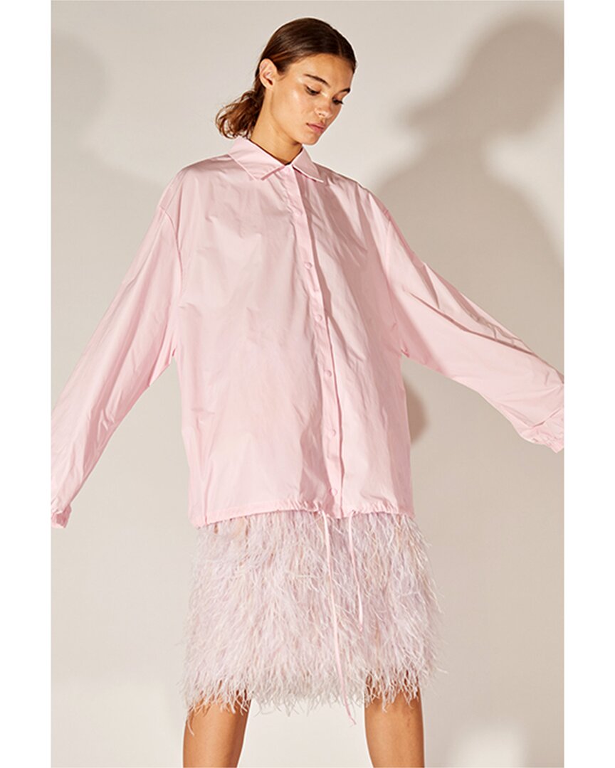 Shop Cynthia Rowley Windbreaker In Pink