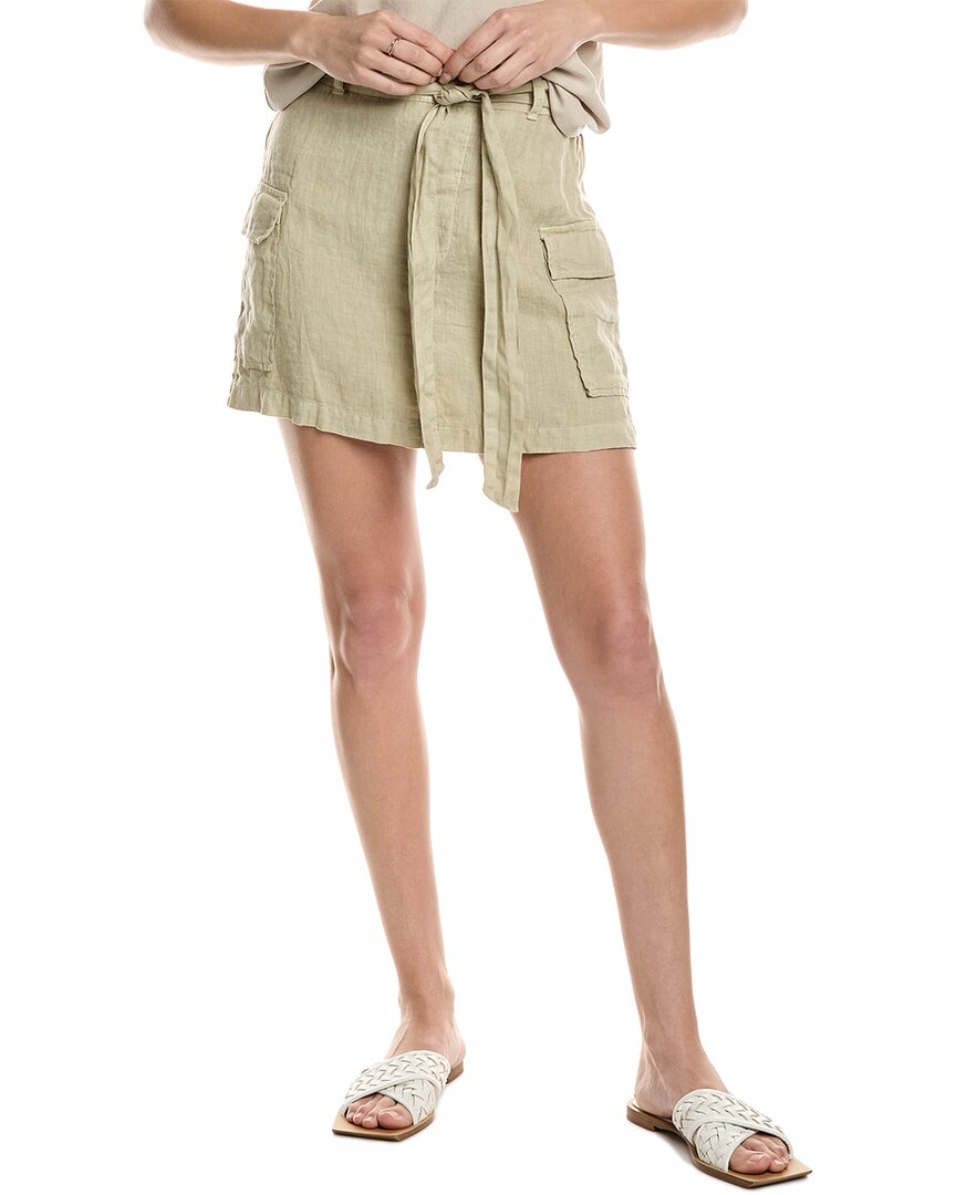 Bella Dahl Posey Cargo Linen-blend Mini Skirt