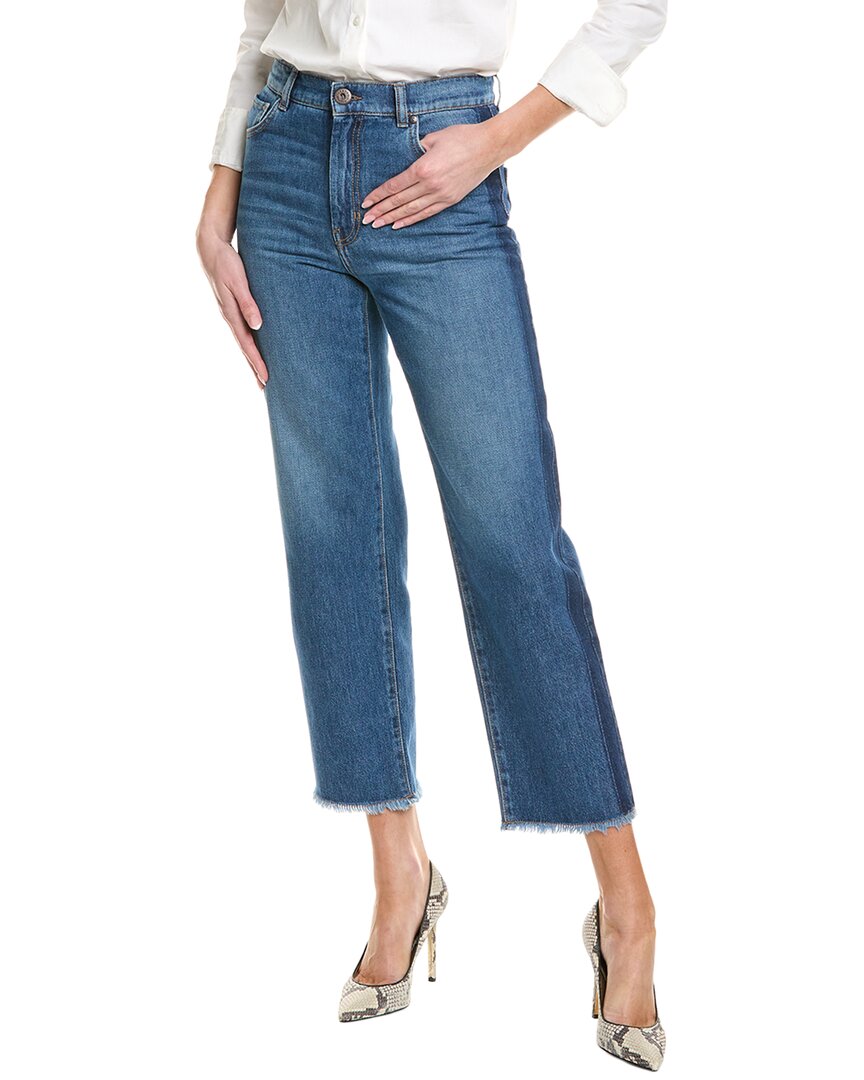 Weekend Max Mara Omens Navy Loris Straight-leg Stretch-denim Jeans In Blue
