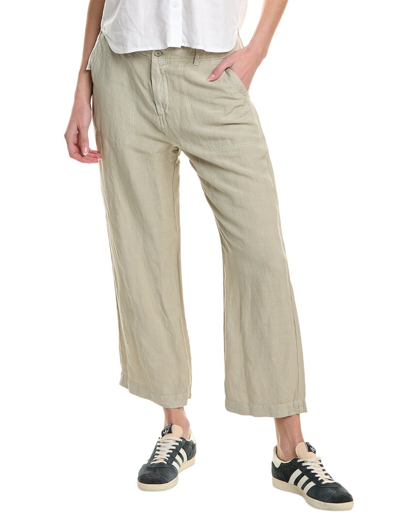 BELLA DAHL BELLA DAHL BLAKELY UTILITY LINEN-BLEND WIDE LEG CROP PANT