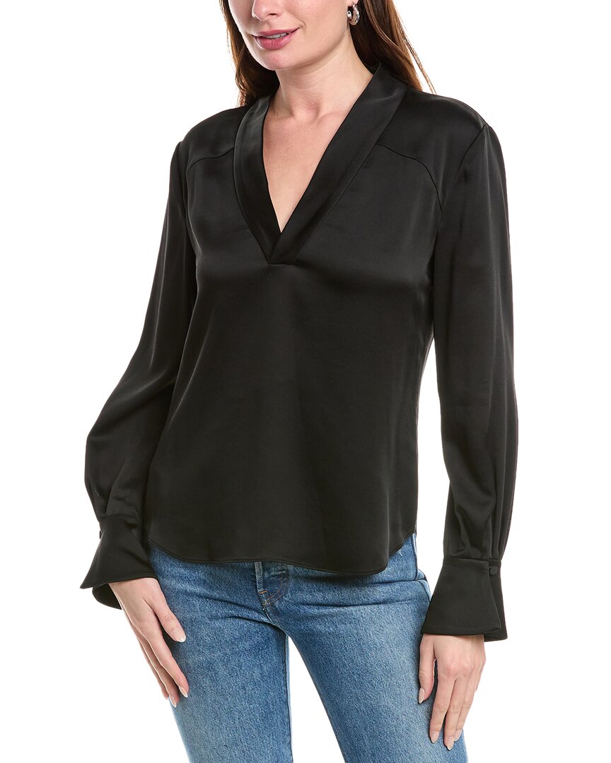 Simkhai Maisey Blouse In Black