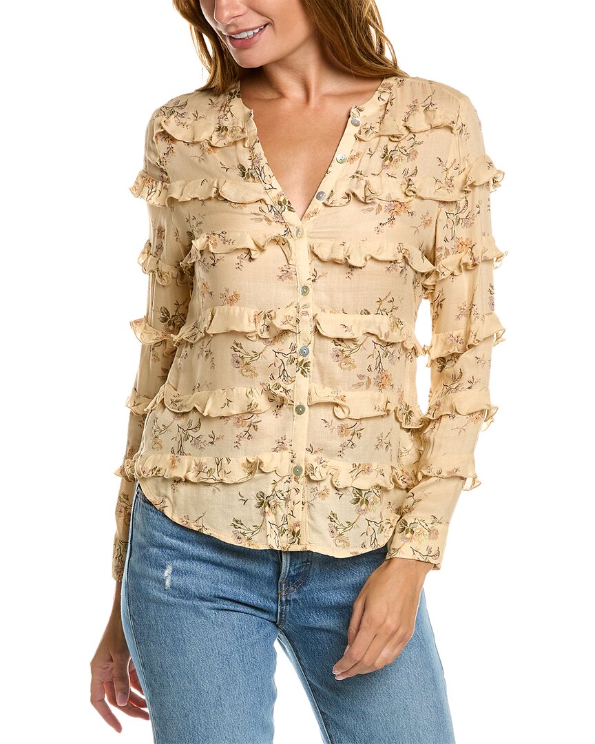 Chaser Gauze Button-down Shirt In Tflwrs