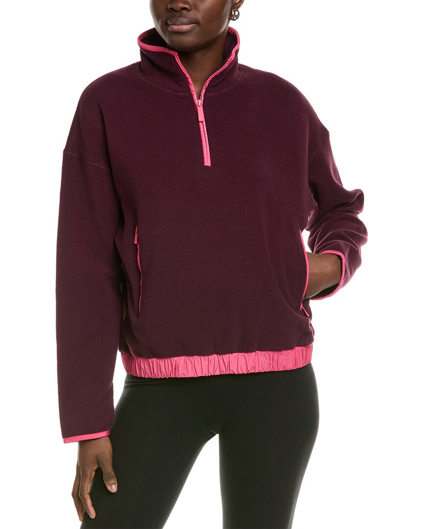 Sweaty Betty Mallow 1/2-zip Pullover In Purple